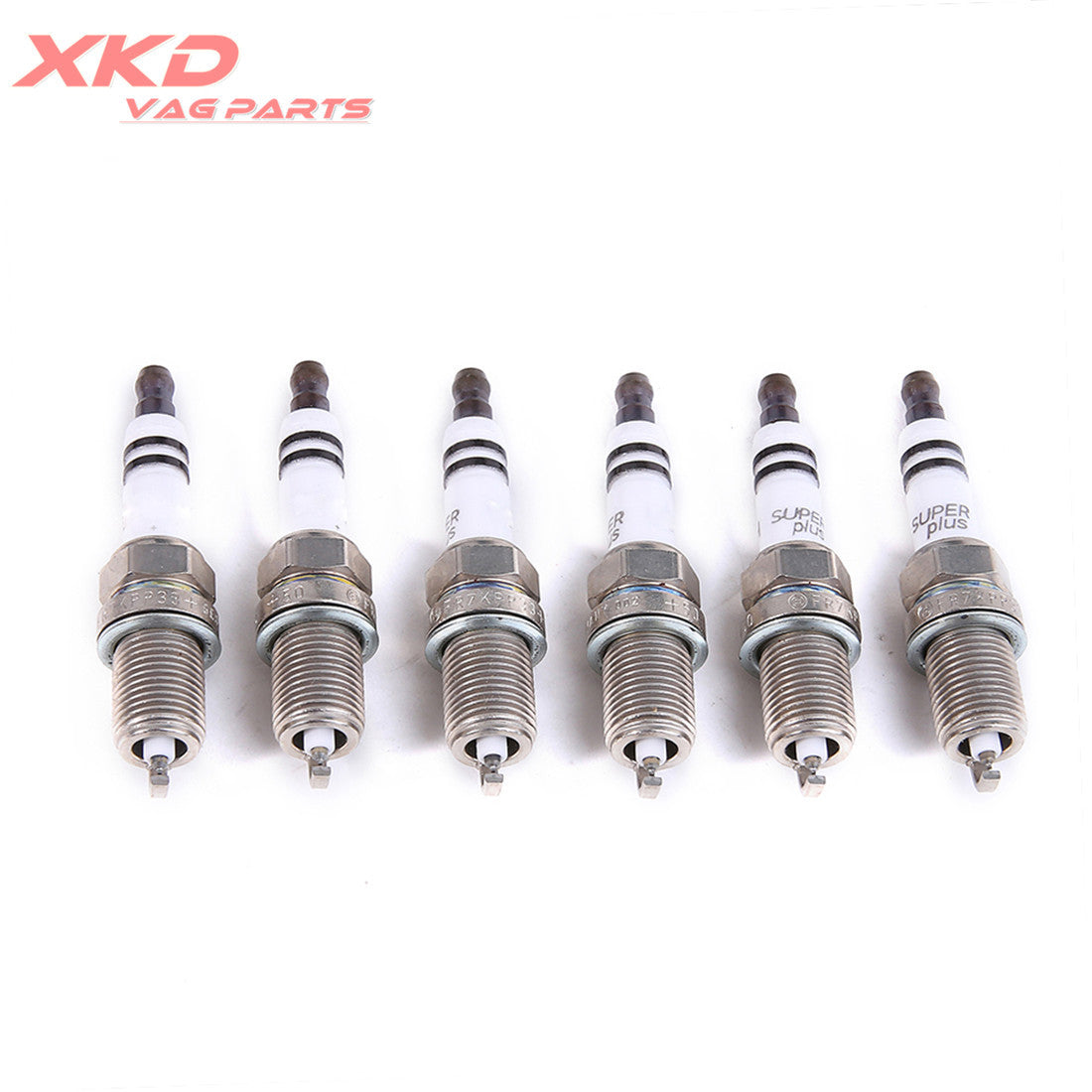 6Pcs Platinum Spark Plug for AUDI for A6 S4 Quattro 2.7T V6 Q