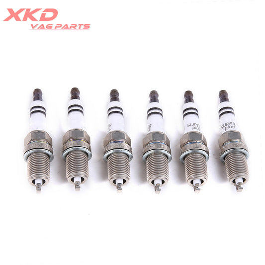 6Pcs Platinum Spark Plug for AUDI for A6 S4 Quattro 2.7T V6 Q