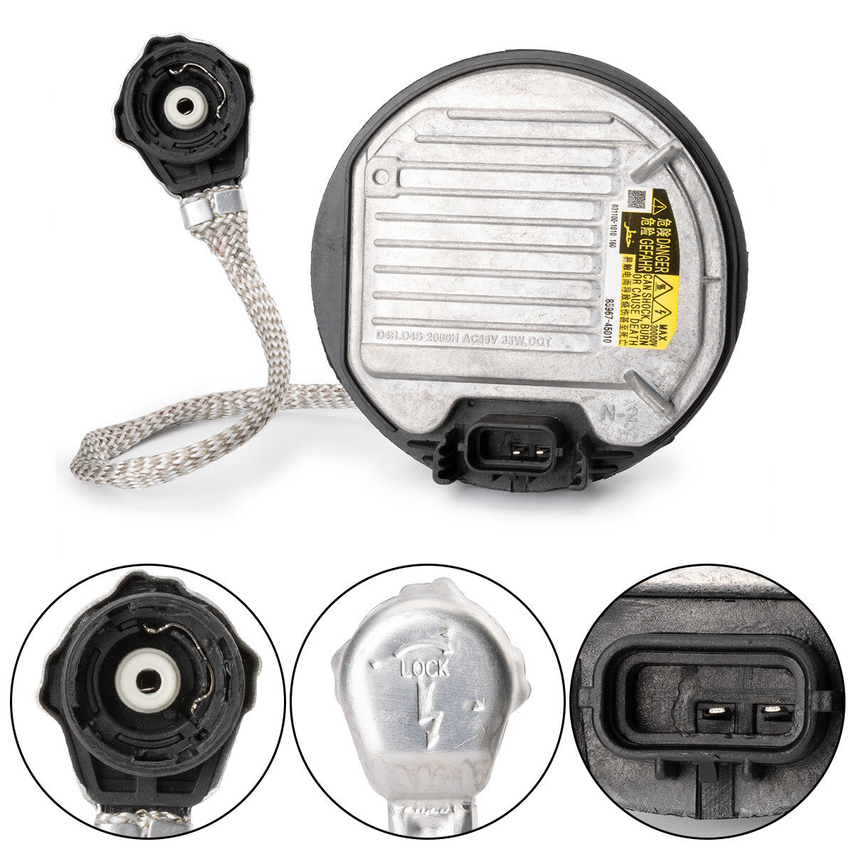 1x for Toyota for Avalon / for Sienna 2011-2014 Xenon Ballast HID Headlight Assembly Unit Q