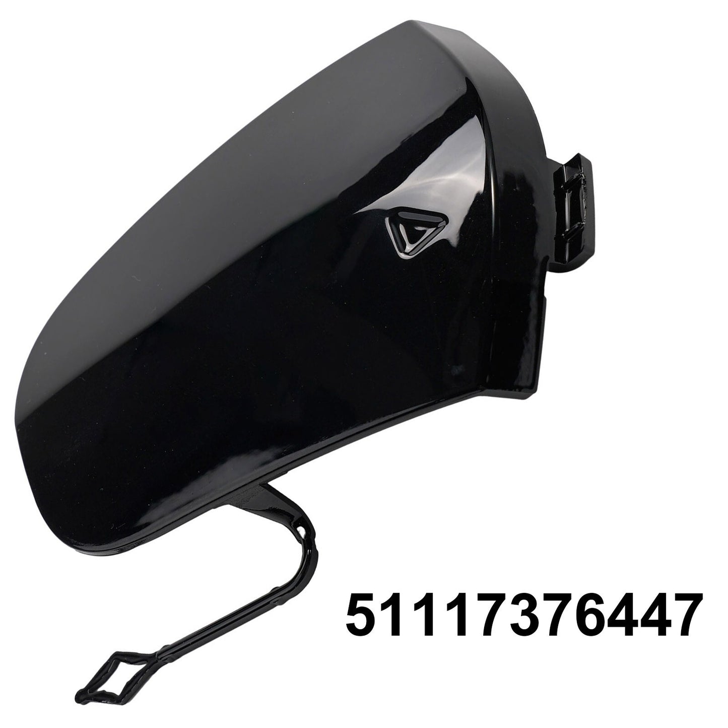 Gloss Black Front Bumper Tow Hook Eye-Cover 51117376447 for MINI Clubman F54