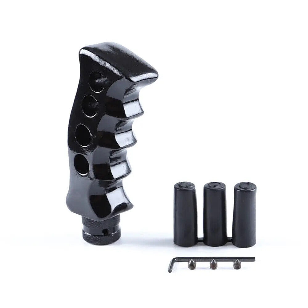 Universal slotted pistol grip, manual gear lever, shifter, black Q