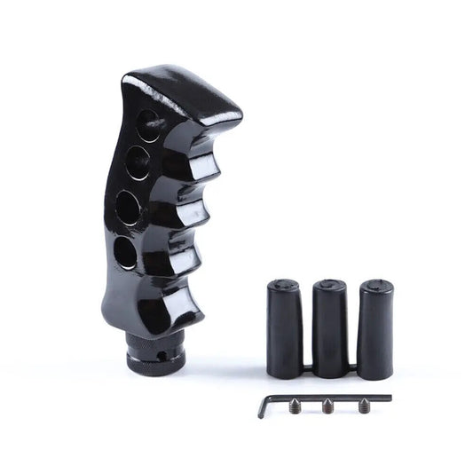 Universal slotted pistol grip, manual gear lever, shifter, black Q