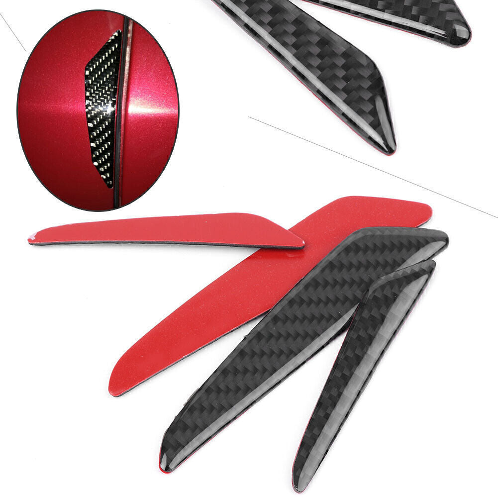 Door Protective Strip Anti-collision Car Carbon Fiber Fit for Mercedes-Benz 4PCS
