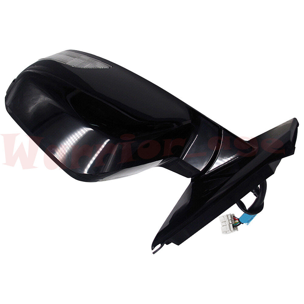 Black Left Door Side Mirror W/Turn Signal Heated 9Pin for Honda CRV 2007-2011