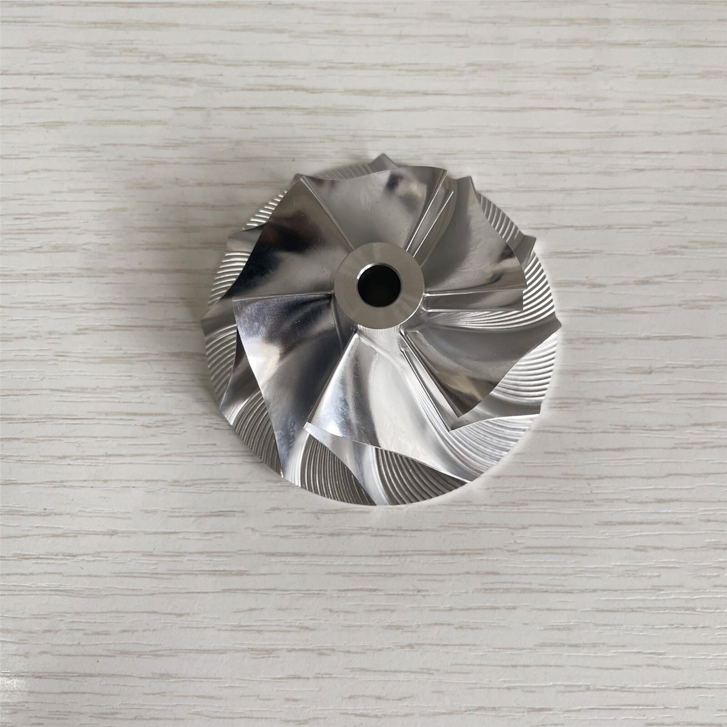 CT26 FORWARD 6+6 Blade 45.82/64.89 mm 17291-17010 Turbine Billet Compressor Wheel