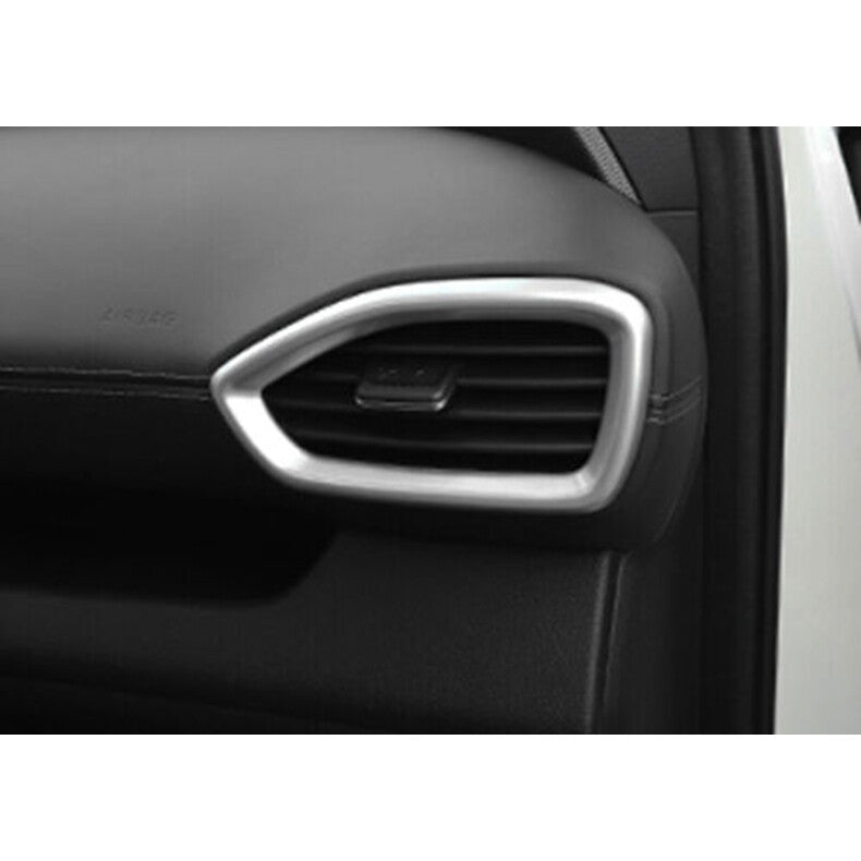 for Hyundai Santa Fe 2019-2022 Silver Console LR AC Air Outlet Vent Cover Trim
