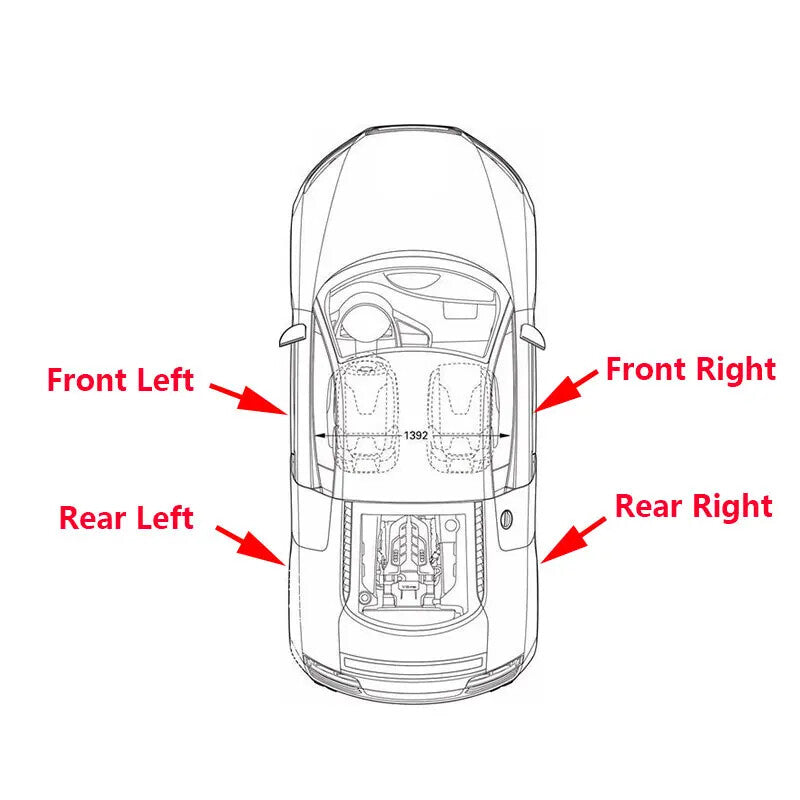 Smoke LED fender turn signal indicator flashing for 05¡Î1 for Alfa Romeo 159 model 939 E