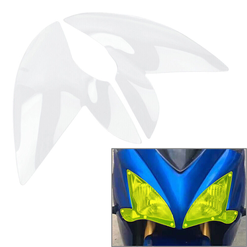 Headlight Guard Shield Screen Lens Transparent Cover for Suzuki GSX-S1000F 15-21 Q