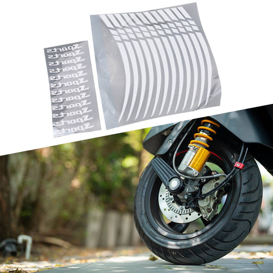Reflective wheel rim stripe tape sticker 18 21 inch motorcycle/bike