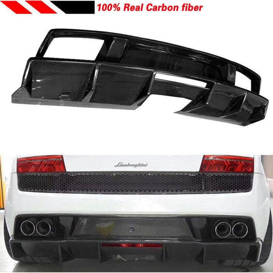 Carbon fiber rear bumper diffuser lip suitable for Lamborghini Gallardo LP560 LP570 LP550