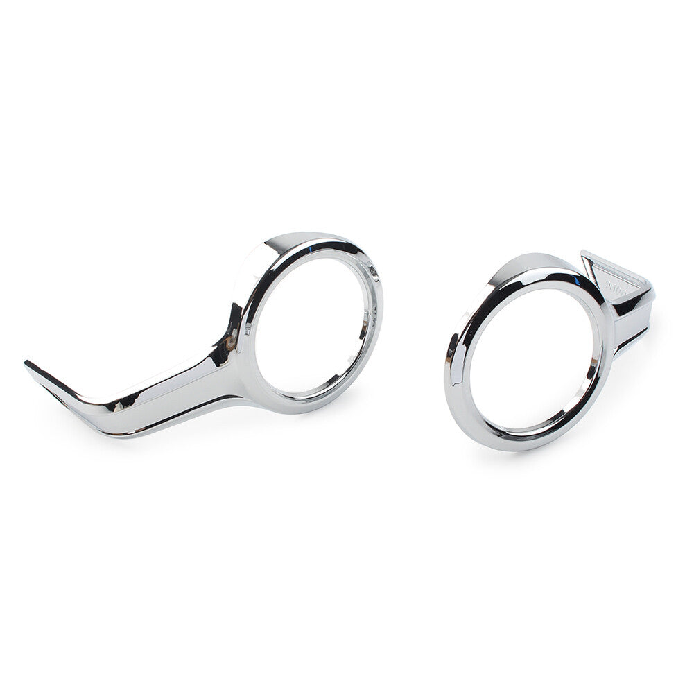 Chrome Fog Light Bezel Trim Rings Decorative Cover Fit for Honda Goldwing GL1800 Q