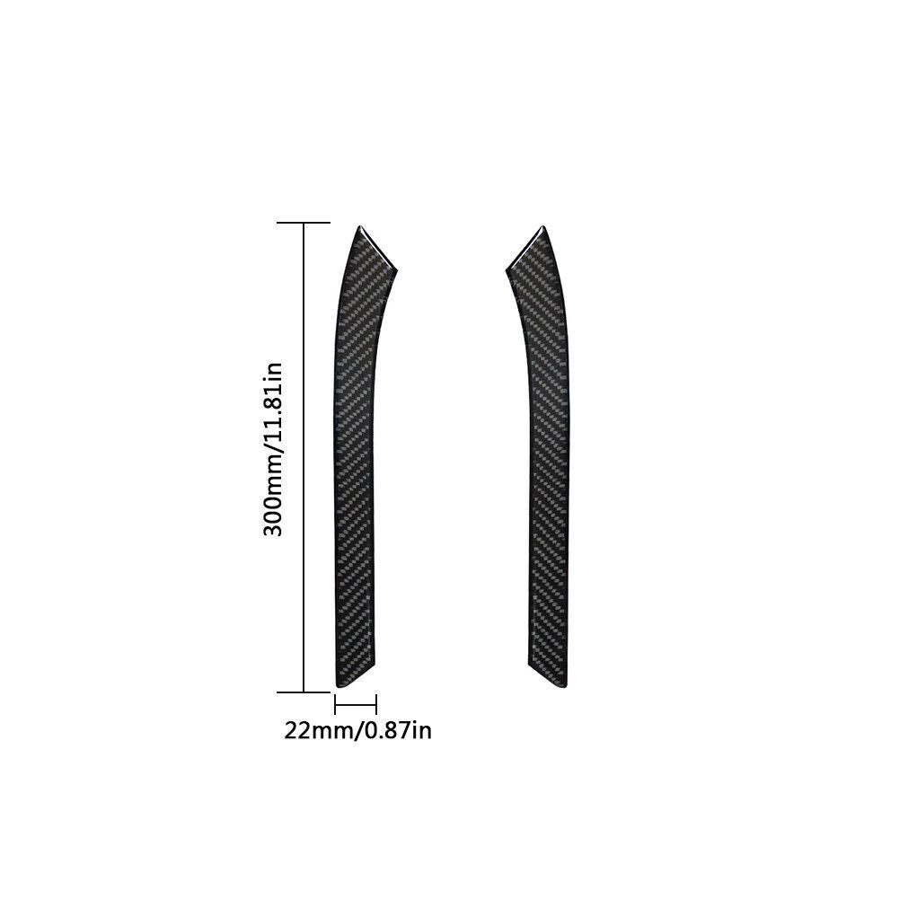 2PCS for 2008-13 for Cadillac CTS Carbon Fiber Transmission Side Cover Trim