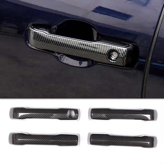 Carbon fiber exterior door handle cover trim suitable for Toyota Tenderra 2022 2023