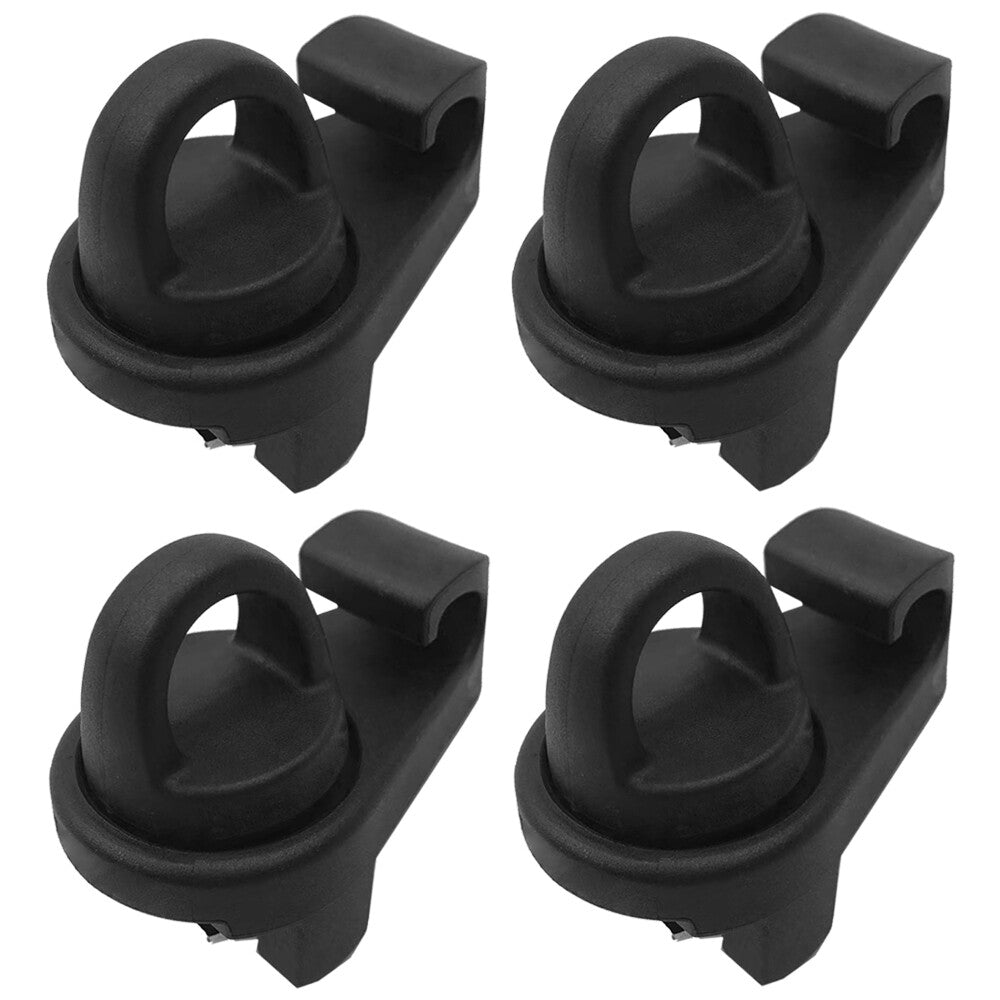 4Pcs for Toyota Tacoma 2005-2023 Tundra 2007-2023 Deck Rail Bed Tie Down Hooks Q
