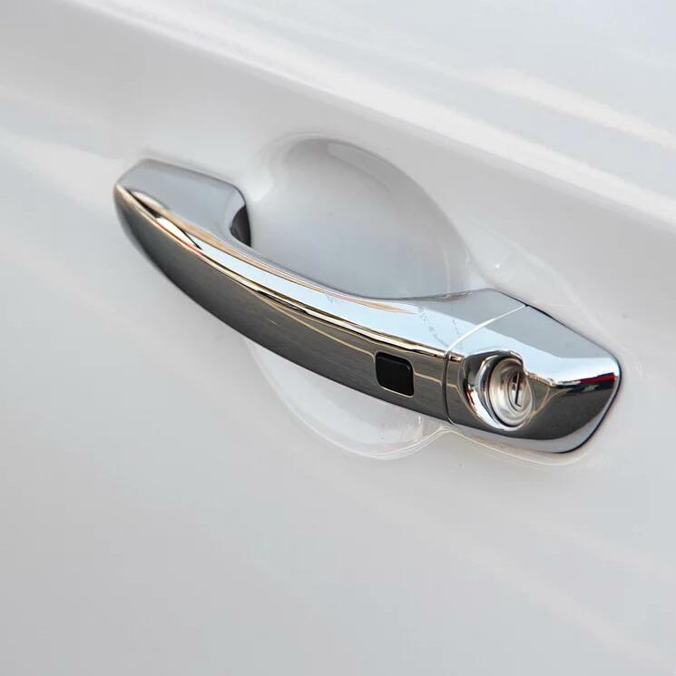 FOR 2017-2020 for HYUNDAI for Elantra ABS Chrome Side Door Handle Cover Trim for Smart hole