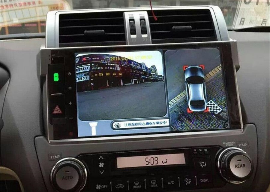 360 Degree Waterproof View Car Camera System DVR Recording Parking Rear View Cam