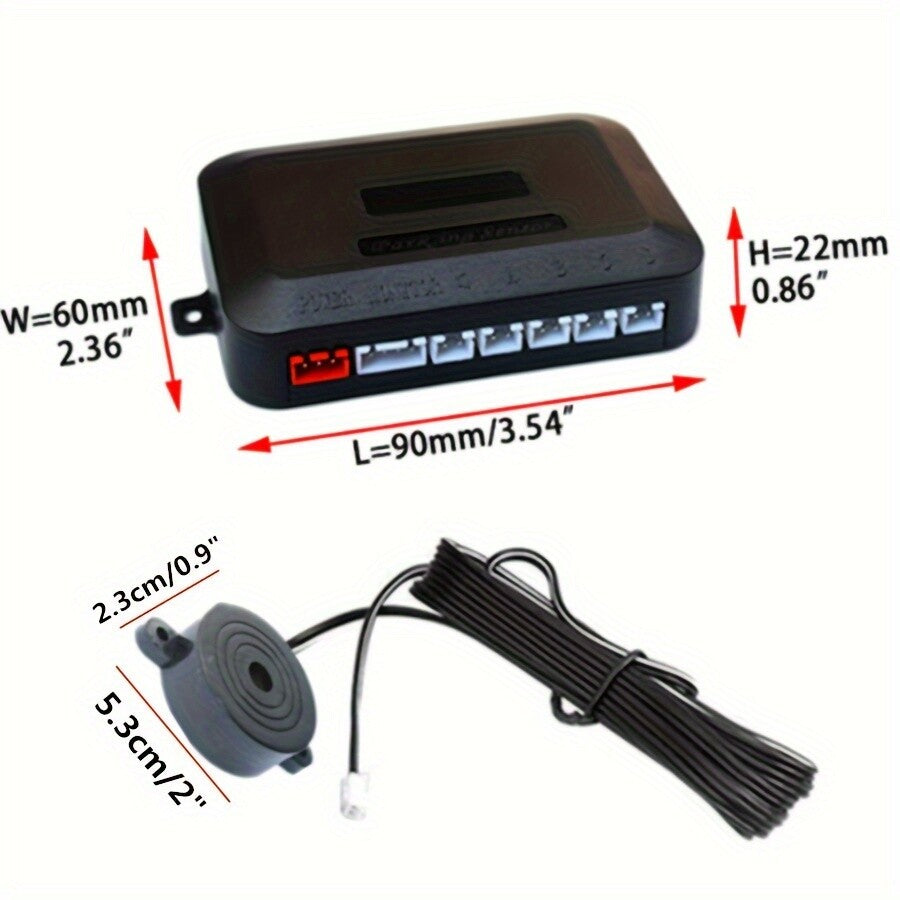 Parking sensor backup reverse rear radar audio system alarm alarm US stock - n