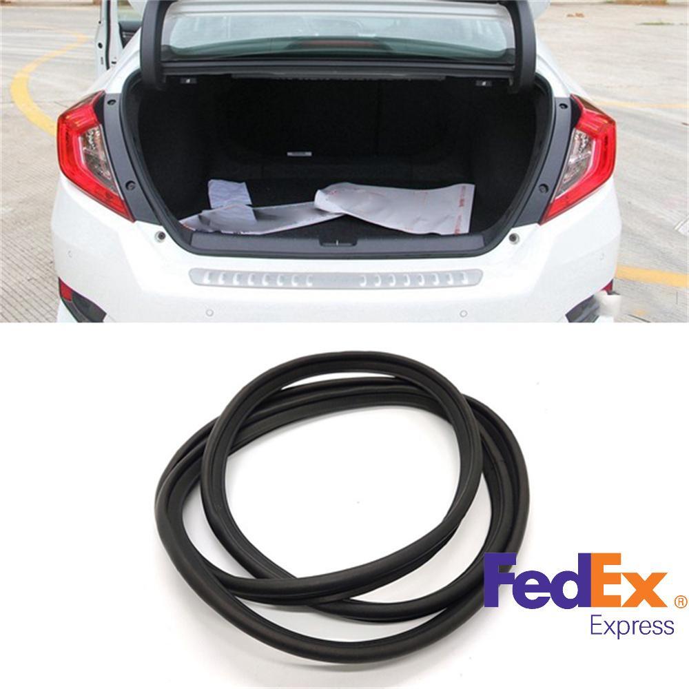 1x Car Weatherstrip Trunk Lid Rubber Seal Fit for Honda for Civic Insight 2016-2021
