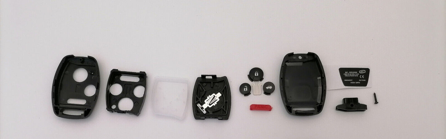 Remote Key Fob Uncut Shell Case for Honda for CR-V 07 08 2009 2010 2011 2012 2013 Q