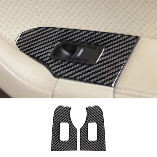 For Tacoma 2012-2015 4Pcs Center Vent TYP-B 4WD Trim Cover Carbon Fiber v