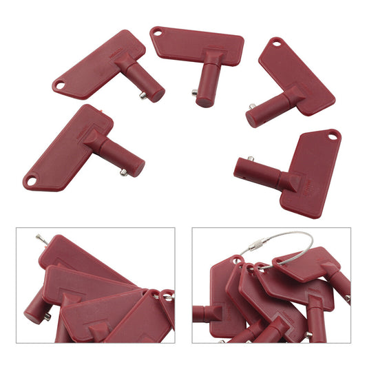 MS634212 Ignition Key 5PCS for Terex Battery Disconnect Isolator Q