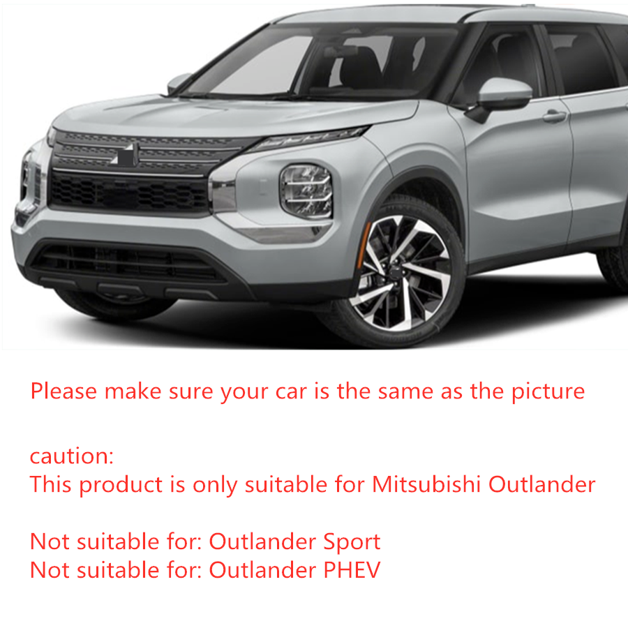 For 2022-2023 for Mitsubishi Outlander Chrome Car Rain Eyebrow Rearview Mirror Frame