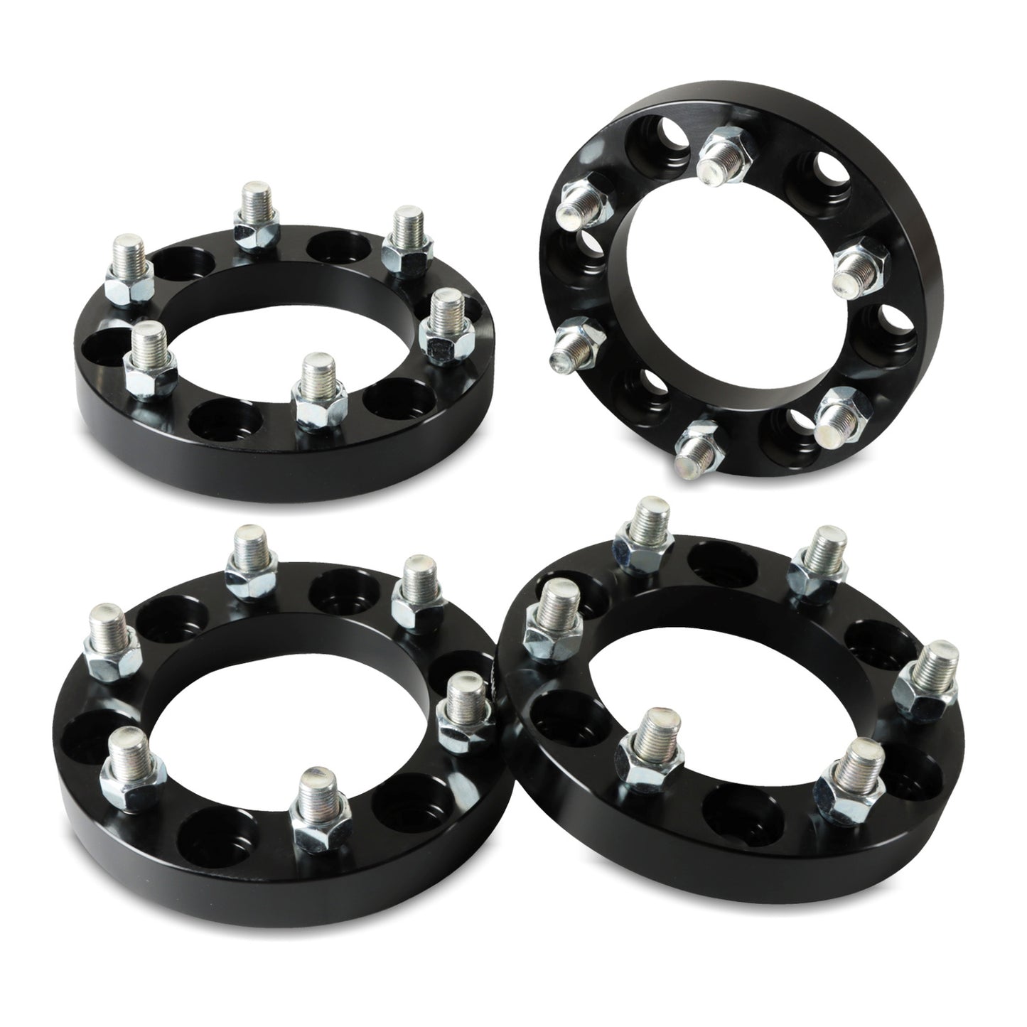 4 1 Inch 6 Lug Fits for Chevy GM Wheel Spacers Adapters | 6x5.5 to 6x5.5 14x1.5 n