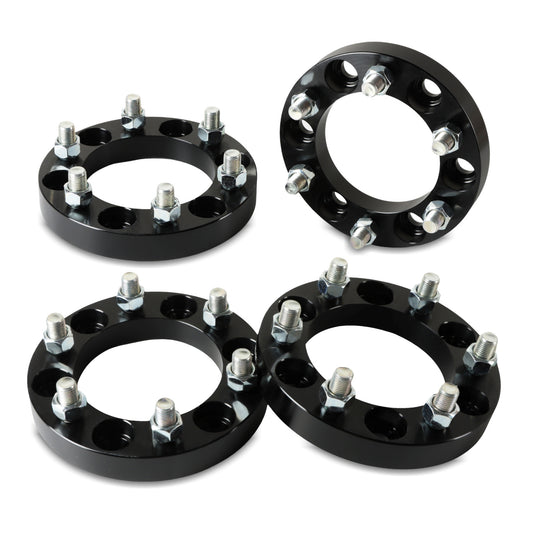 4 1 Inch 6 Lug Fits for Chevy GM Wheel Spacers Adapters | 6x5.5 to 6x5.5 14x1.5 n