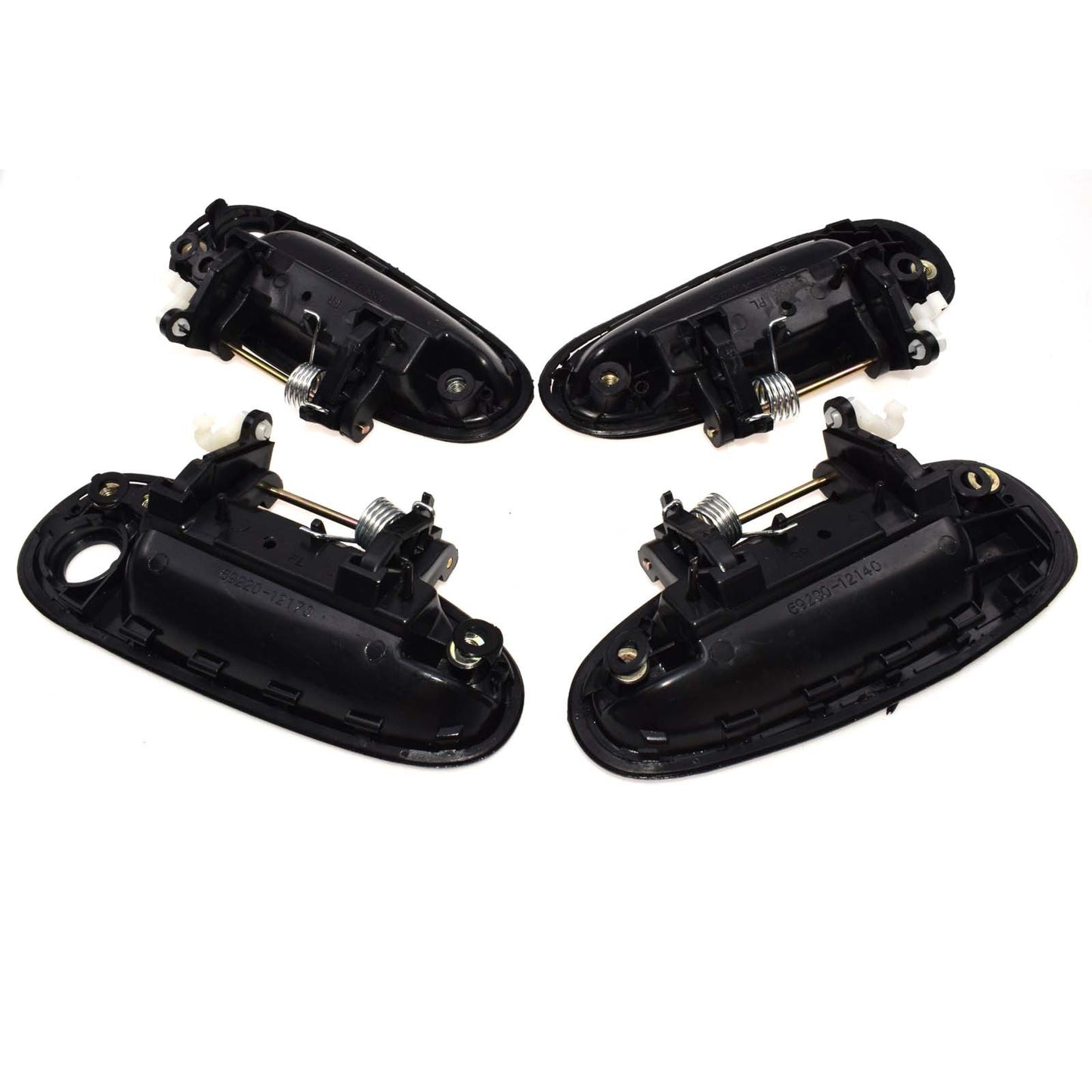 for Corolla 93-97, brand new black exterior door handles (left and right, 4 pieces) n