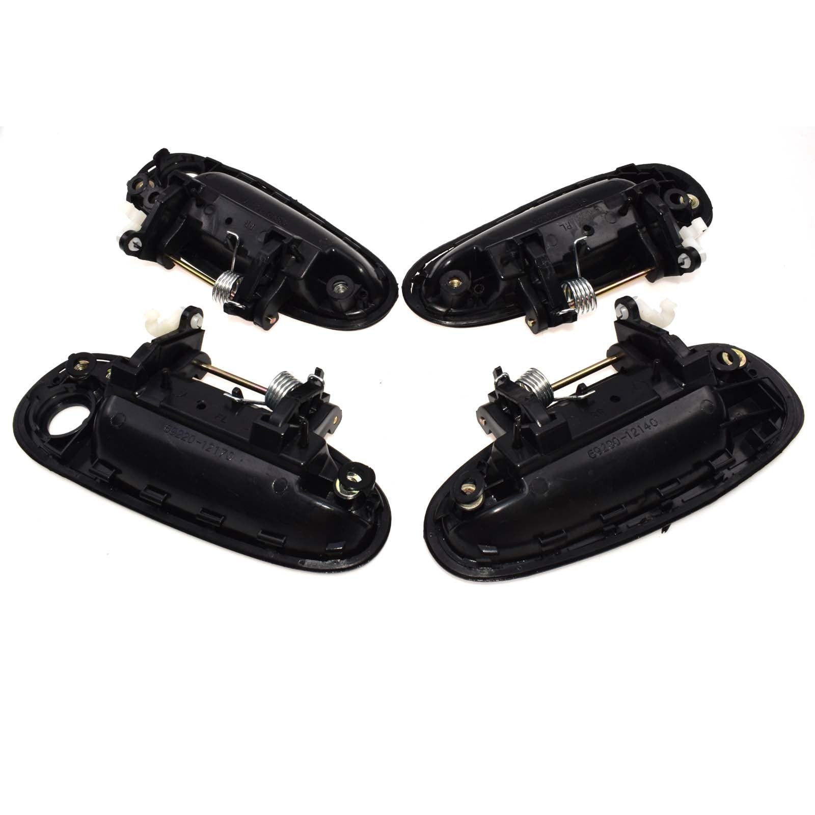 for Corolla 93-97, brand new black exterior door handles (left and right, 4 pieces) n