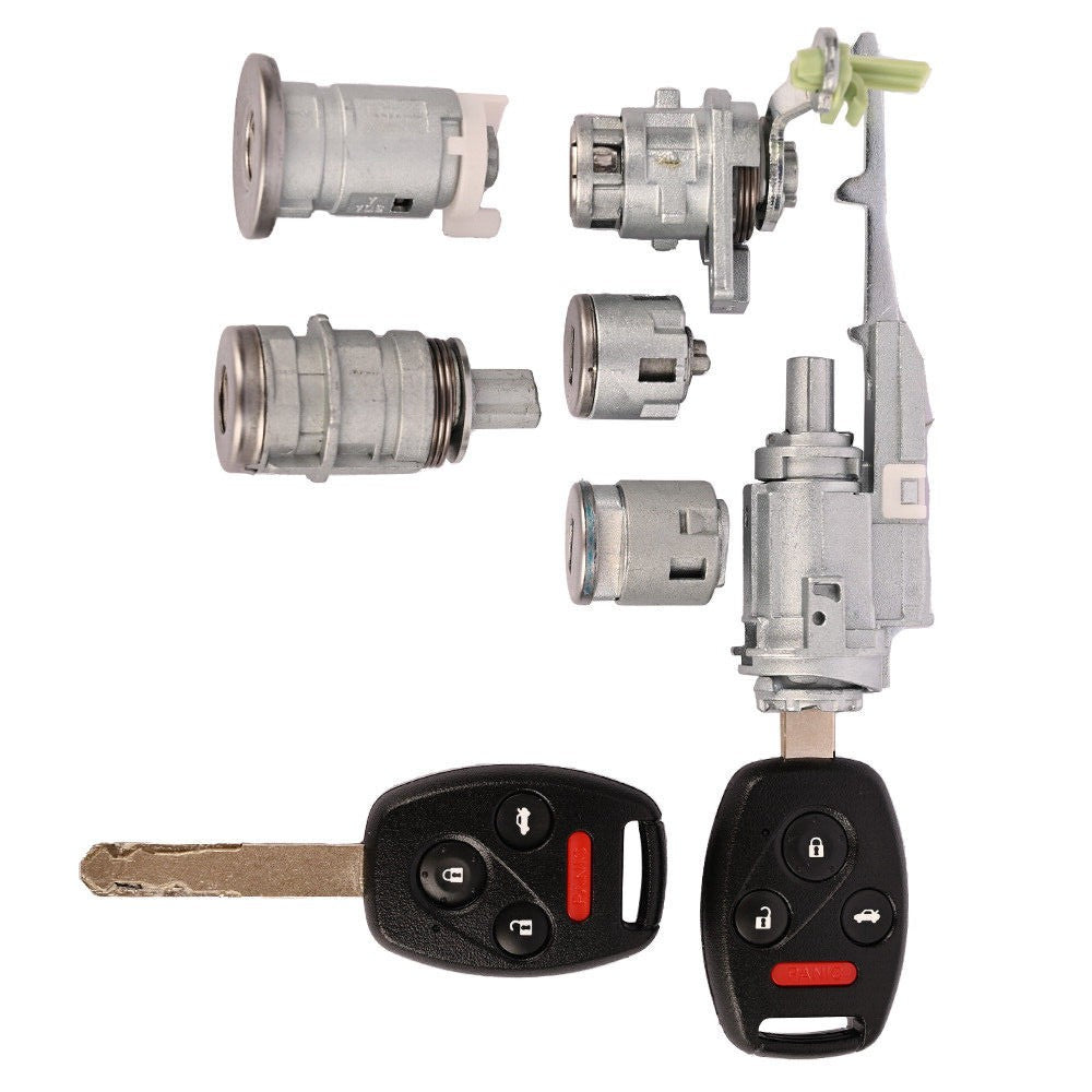 Ignition Switch Door Trunk Lock w/ Keys for Honda for Accord 2003-2007 72185-TA0-A01 Q