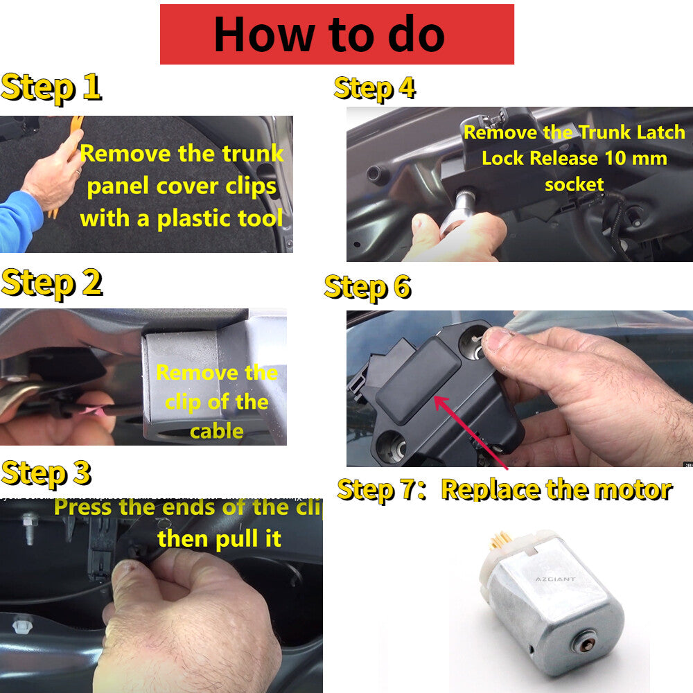 OE 9203514 Power Trunk Lock Latch motor for 2001-2009 for Volvo S60