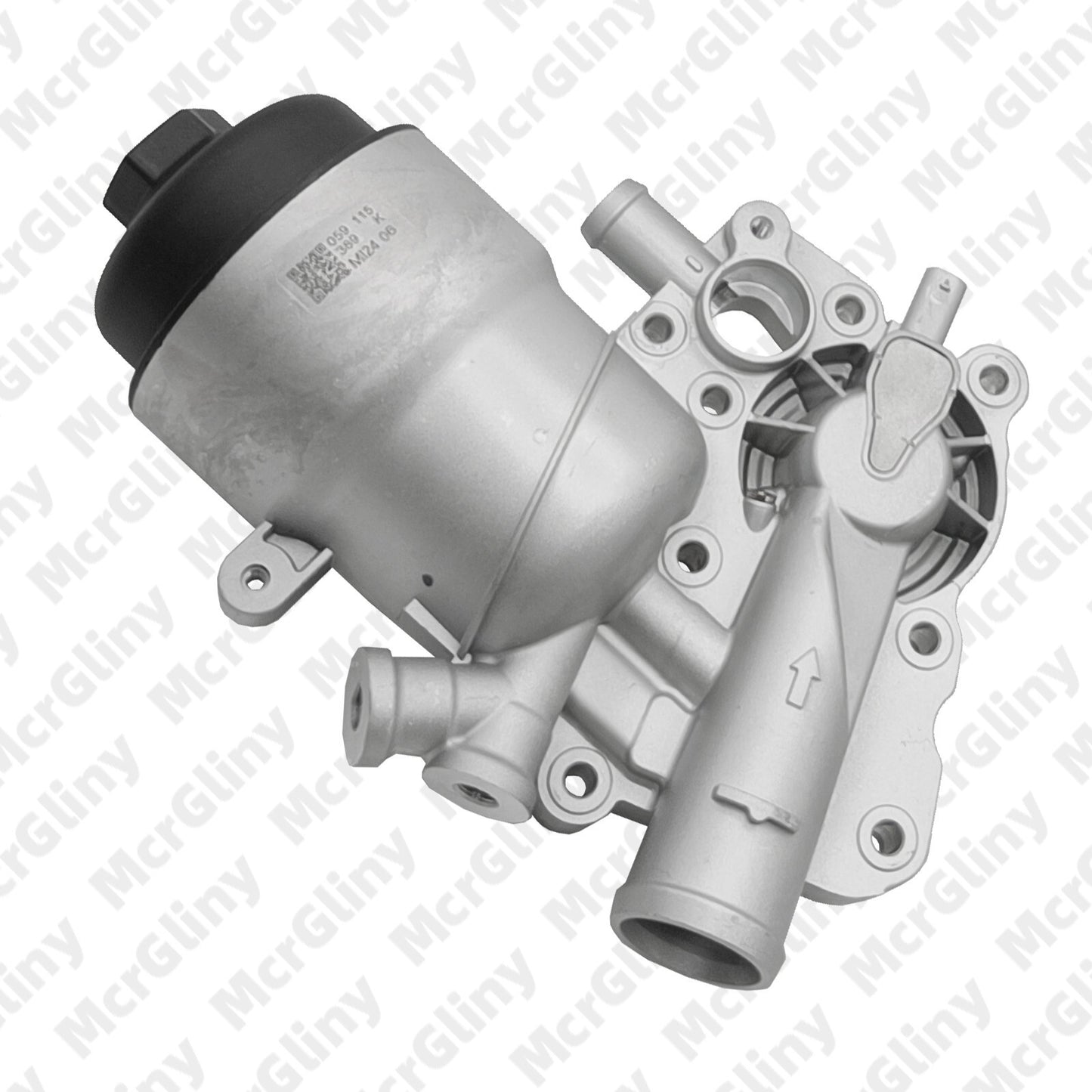 Aluminum oil filter housing cover suitable for Touareg, for Audi A4, A6, Q7, 3.0T- n