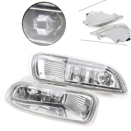 2pcs Front Bumper Clear Lens Fog Lights Bulb Fit for Toyota for Corolla 2003-2004 Car