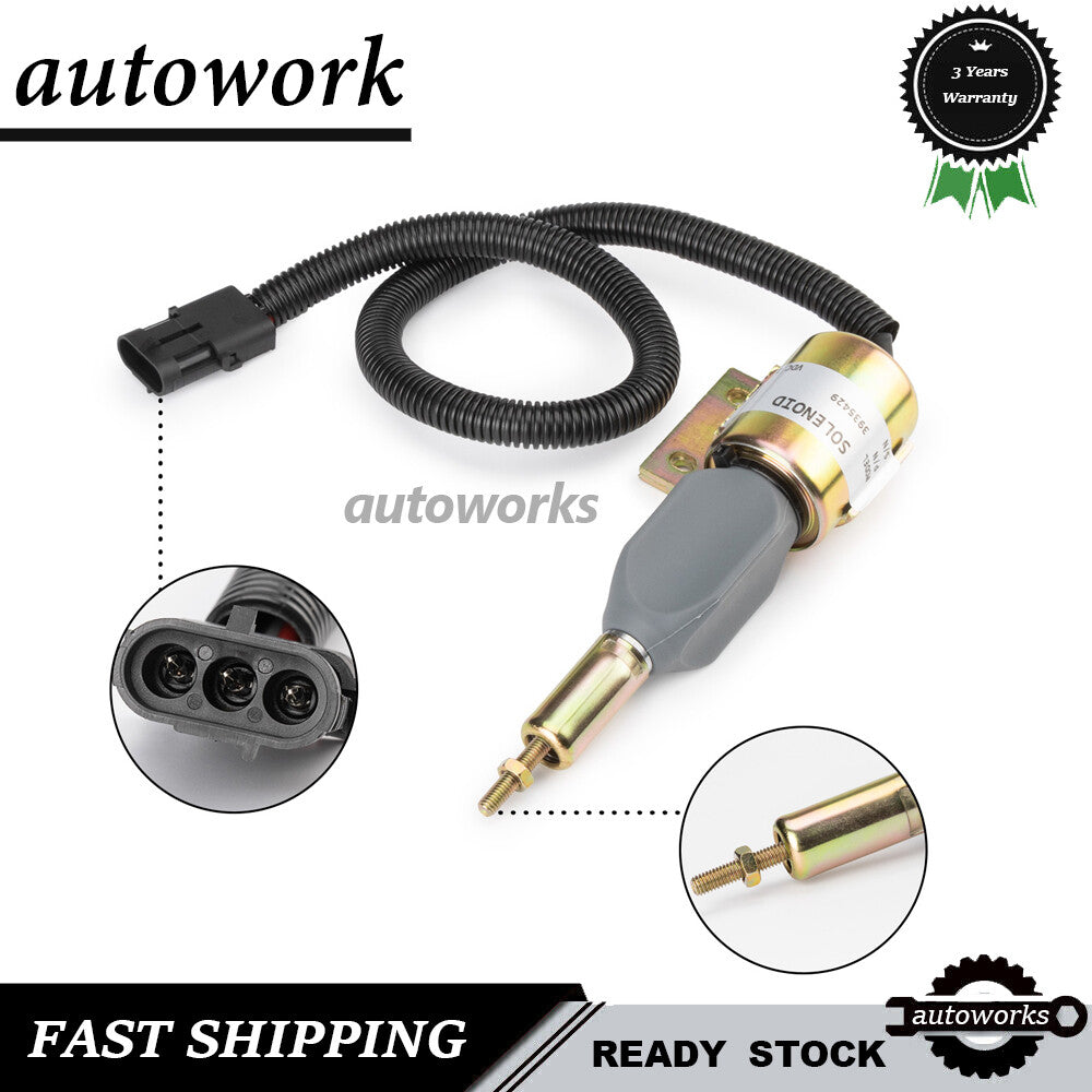 Flameproof solenoid valve Fit for Diesel Engine 6BT 5.9L 3932929 3935431