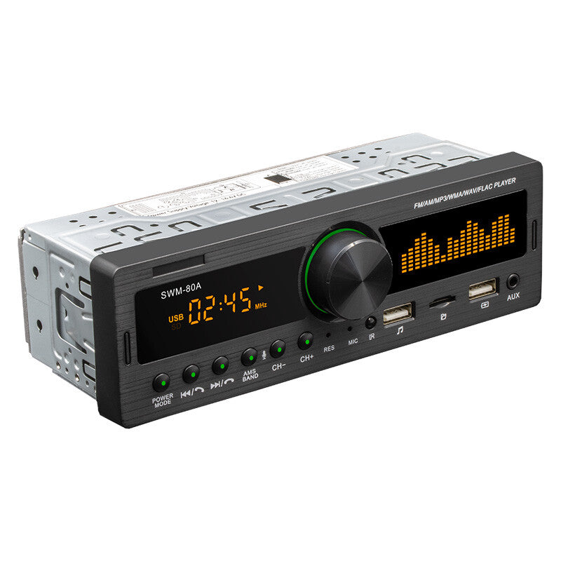 12V 60W Car Digital Bluetooth Audio USB/SD/FM/WMA/MP3/WAV Radio Stereo Player v