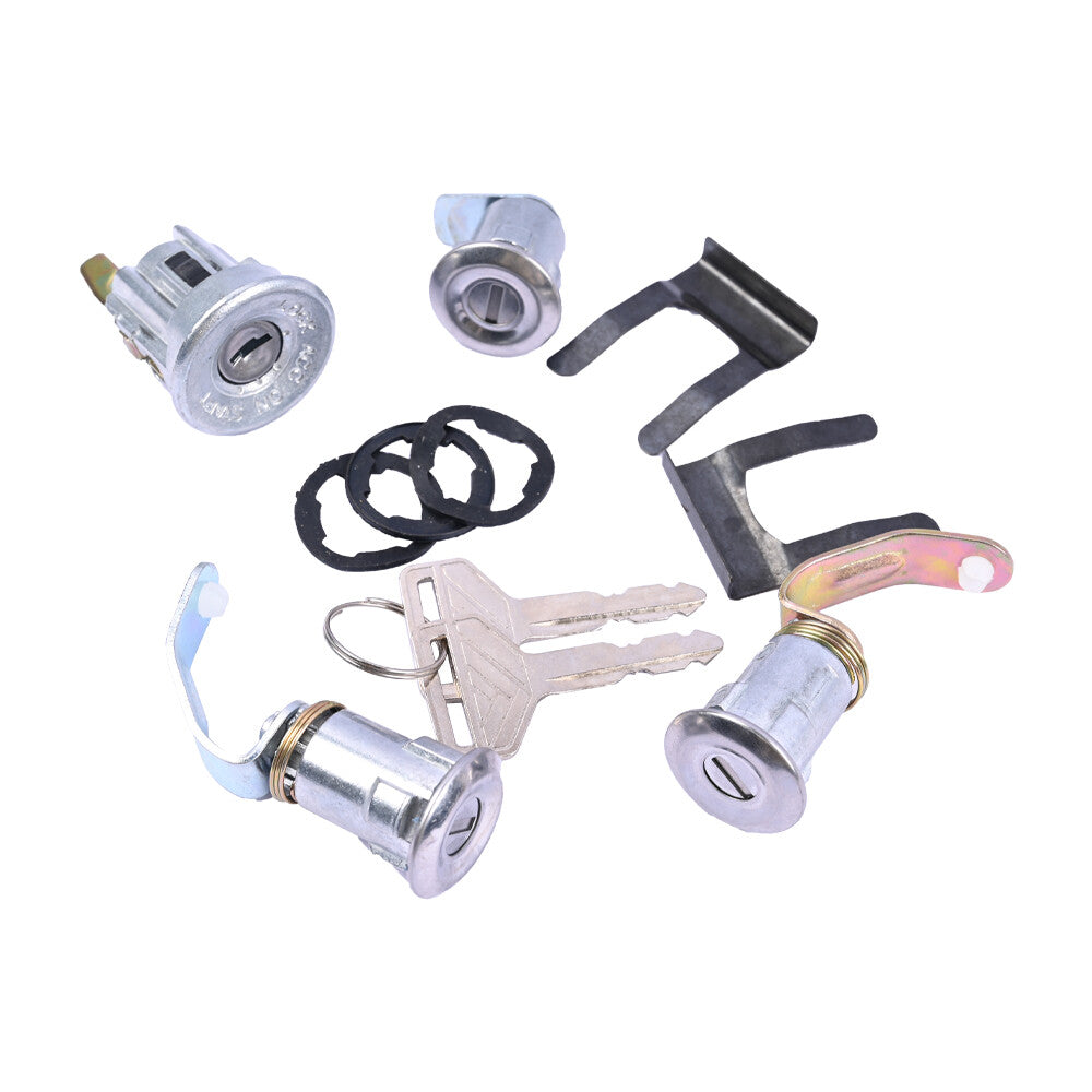 for Toyota for Land Cruiser FJ40 FJ43 FJ45 BJ40 Ignition Cylinder Lock w/ Keys SET