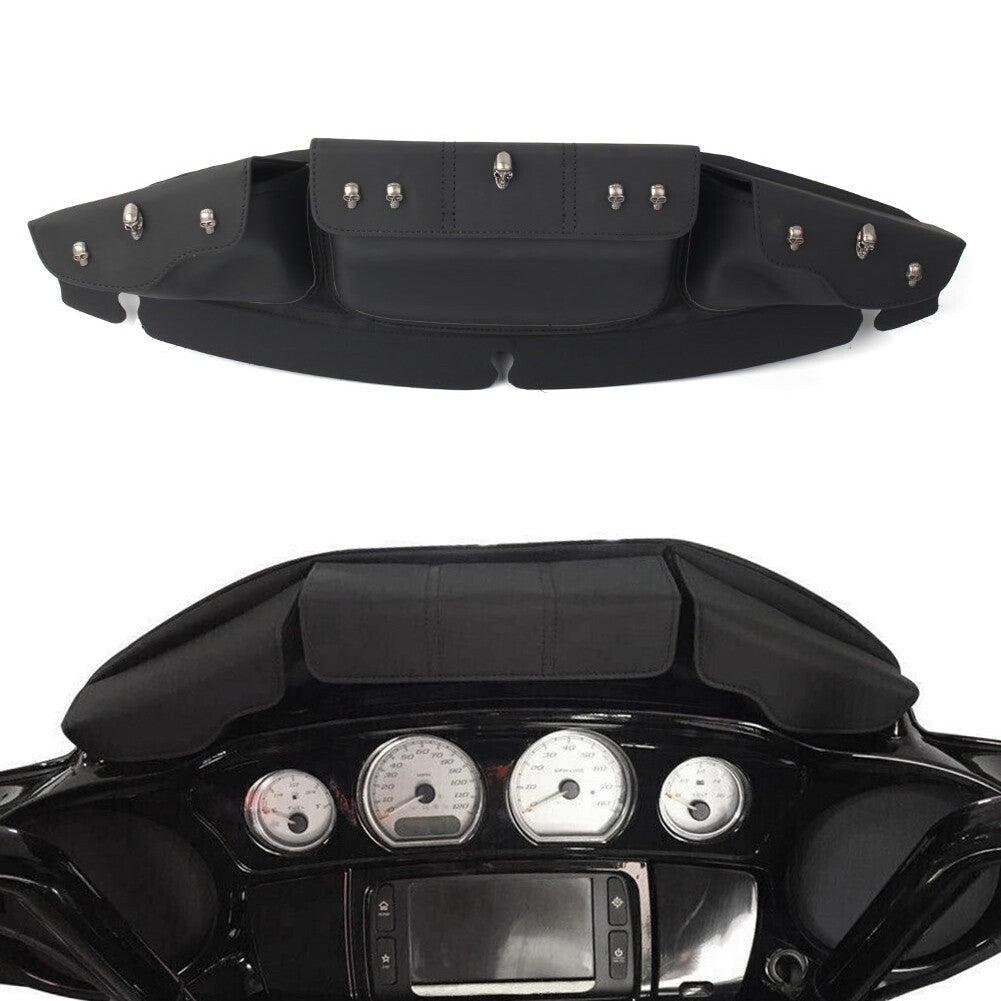 MEM5804 Black Front Wind Fork Air Deflector Fit for Honda for Kawasaki for Yamaha Motorcycle