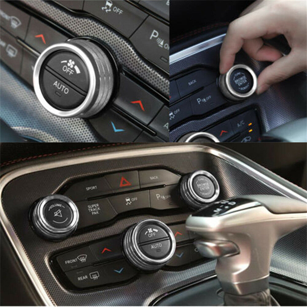3-Pack Silver Climate Volume Turntable Covers for 14-21 for Jeep Grand Cherokee n
