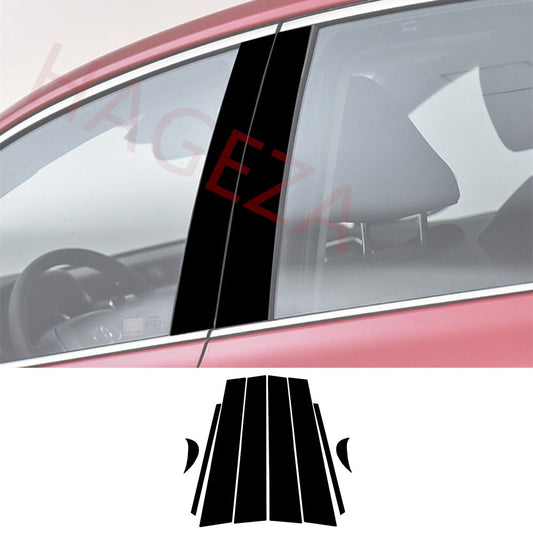 Gloss Black Window Pillar Posts Sticker Trim For Toyot-a for Camry 2018+ Accessories
