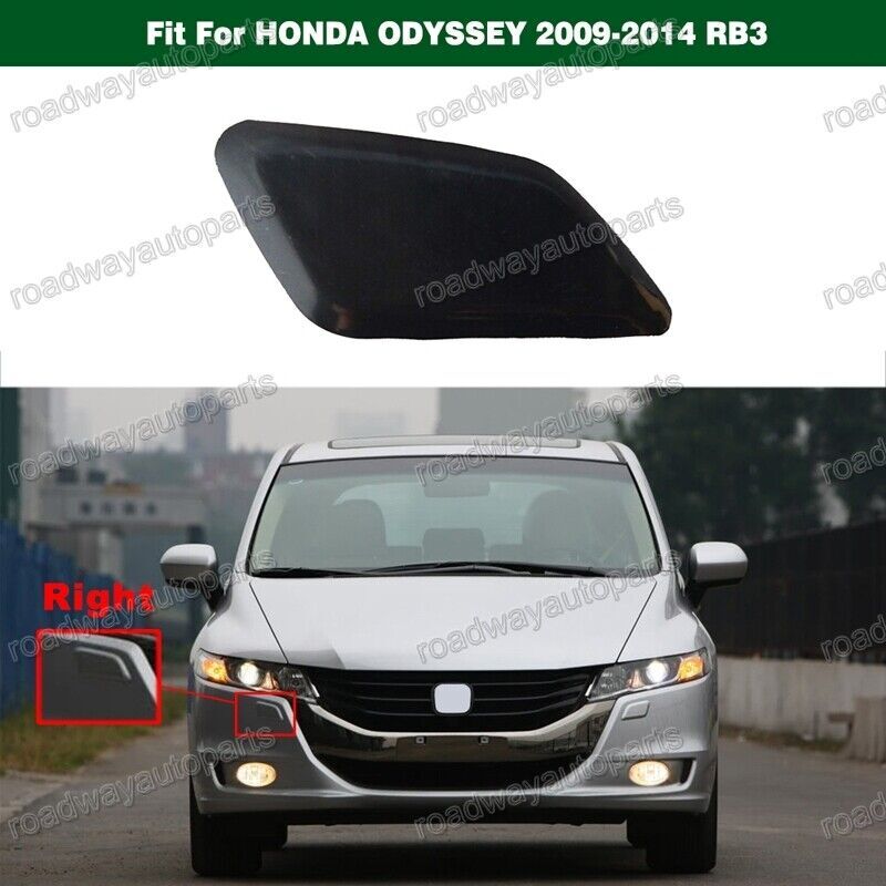 Right Headlight Washer Nozzle Jet Cover Cap Fit for HONDA ODYSSEY 2009-2014 RB3 Q