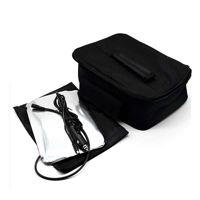 12V Car Electric Heating Lunch Box Portable Meal Heater Instant Food Warmer Bag