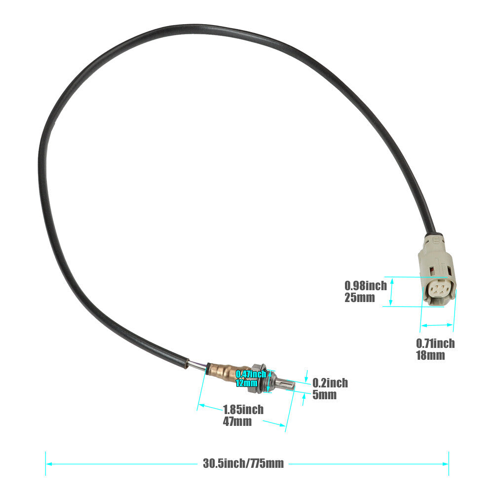 2-pack Oxygen (O2) Sensors (Front & Back) 32700006 32700005 for Fat Boy Dyna V-Rod v