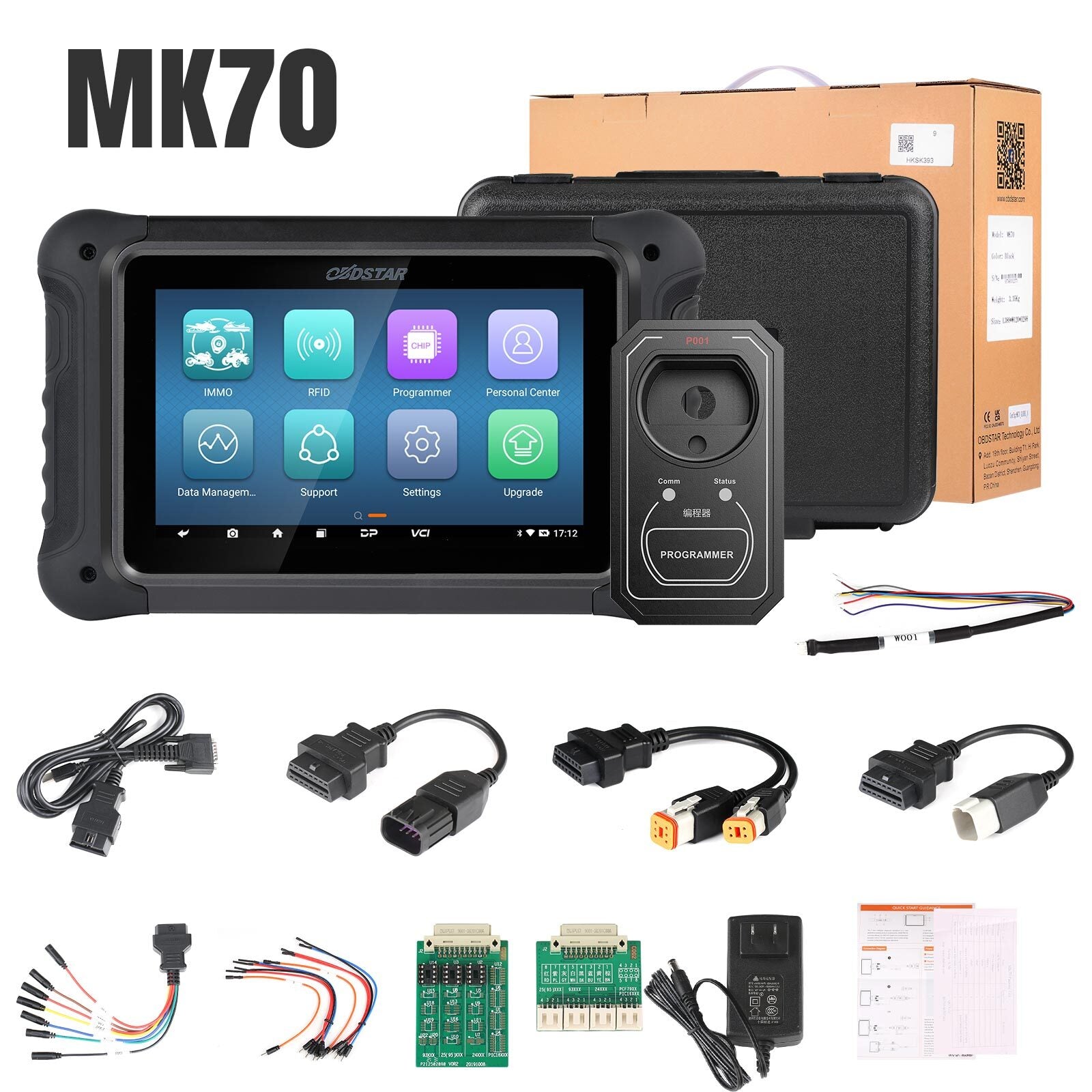 OBDSTAR MK70 Motorcycle Key Progarmmer  Odo/meter Calibration For BRP, for DUCATI