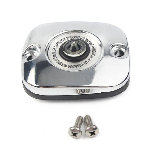 Front Brake Master Cylinder Cover for Harley XL Touring Softail Big Twin Chrome
