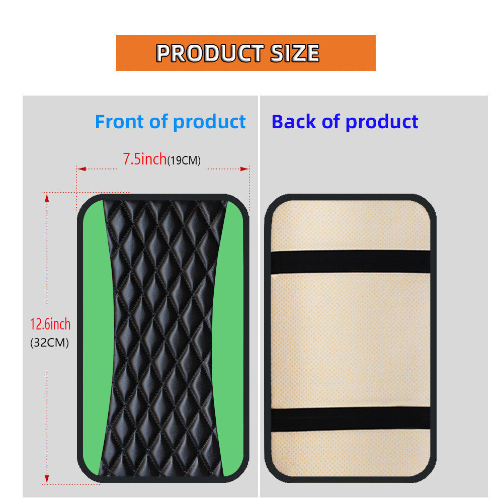1Universal Car Accessories Armrest Cover Center Console Box Pad Protector Green