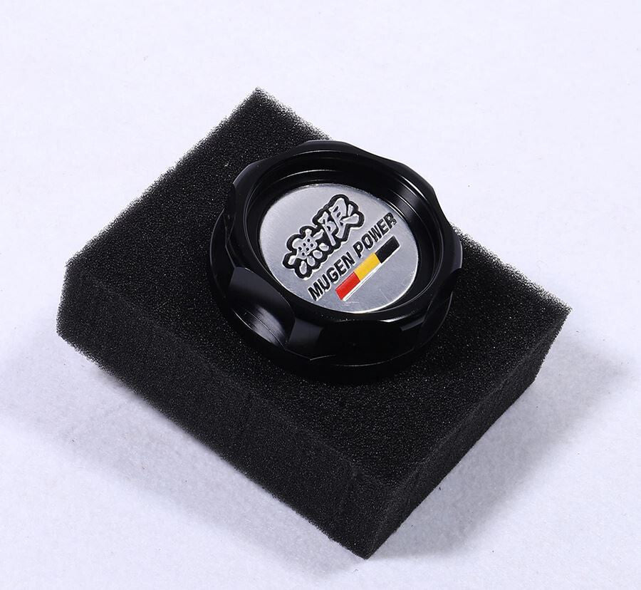 Black engine oil filler cap for Mugen engines, suitable for Honda for Acura .