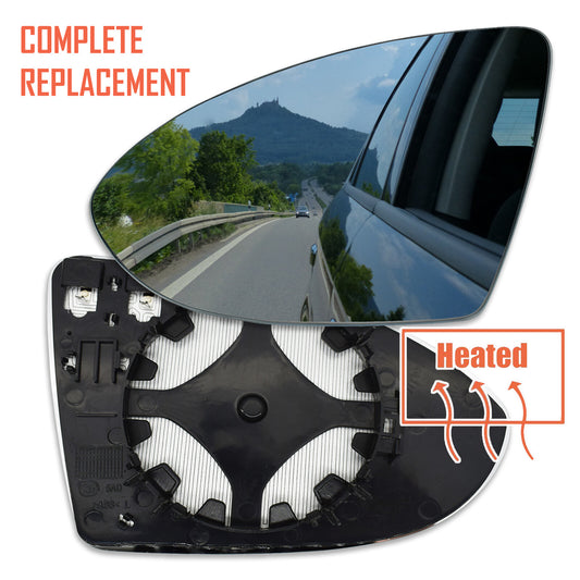 Left Passenger Side Heated Wing Mirror Glass for Vw for Golf Mk7 Mk7.5 2013 - 2018 Q