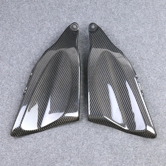 Rear subframe cover and for seat side cover for 2021-2023 MT09 models, 100% carbon fiber.