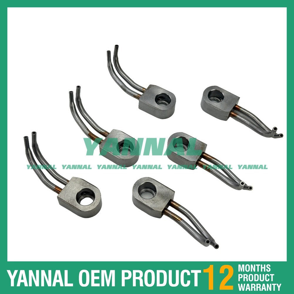 6-pack 2773076 168-4539 oil cooling nozzles suitable for Caterpillar C18 C16 C15 3406E